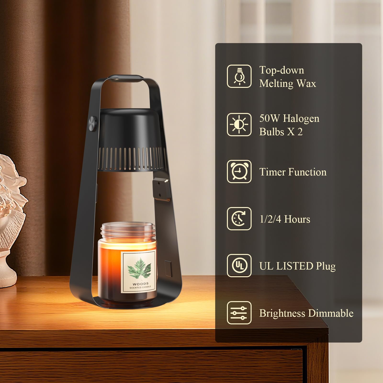 キャンドルウォーマー Amazon.co.jp: 調光タイマー付きキャンドルウォーマーランプ、電気